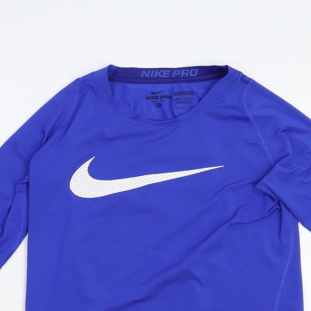Nike Boys Blue   Basic T-Shirt Size 13-14 Years