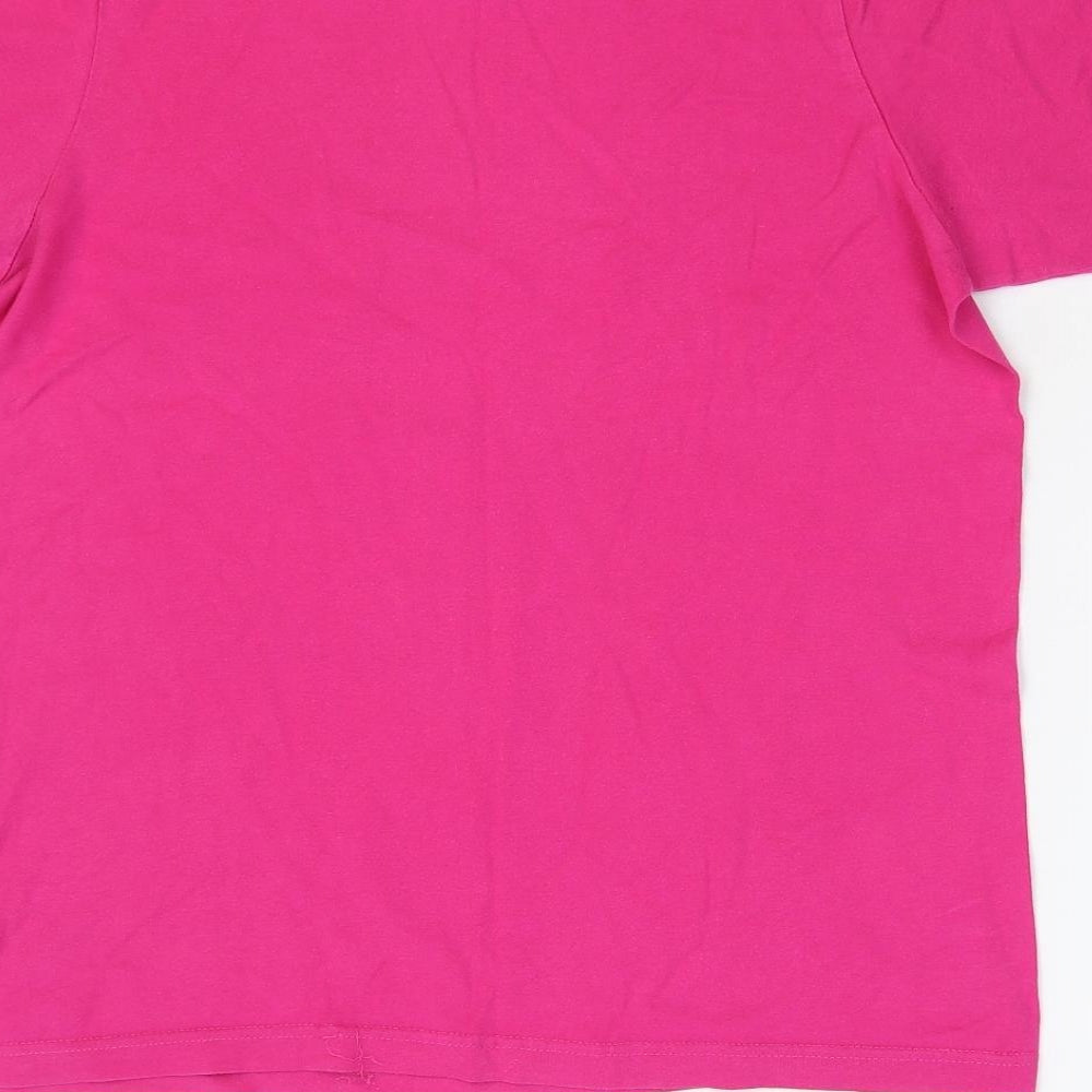 adidas Womens Pink   Basic T-Shirt Size S