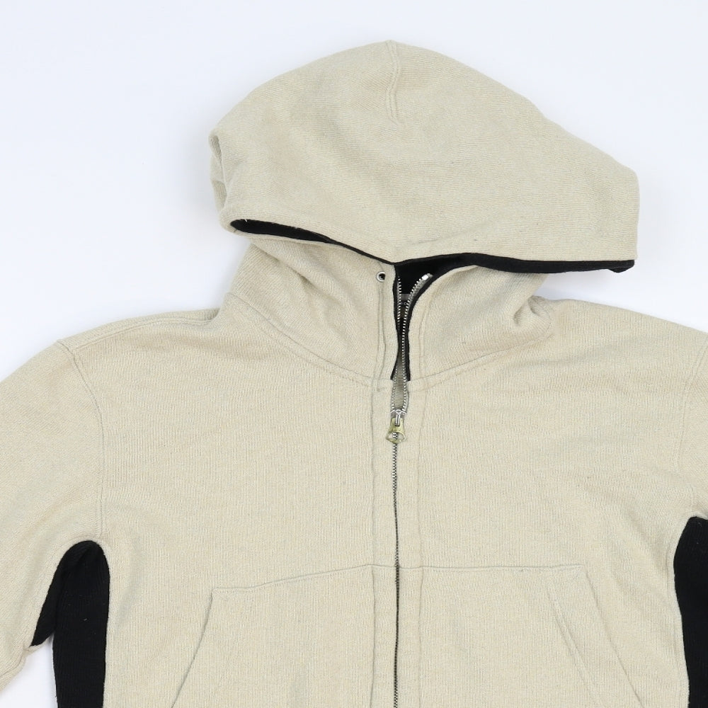 Stone Island Mens Beige   Full Zip Hoodie Size M