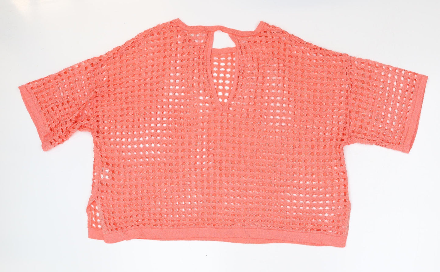 River Island Womens Orange   Pullover Jumper Size S  - Cropped