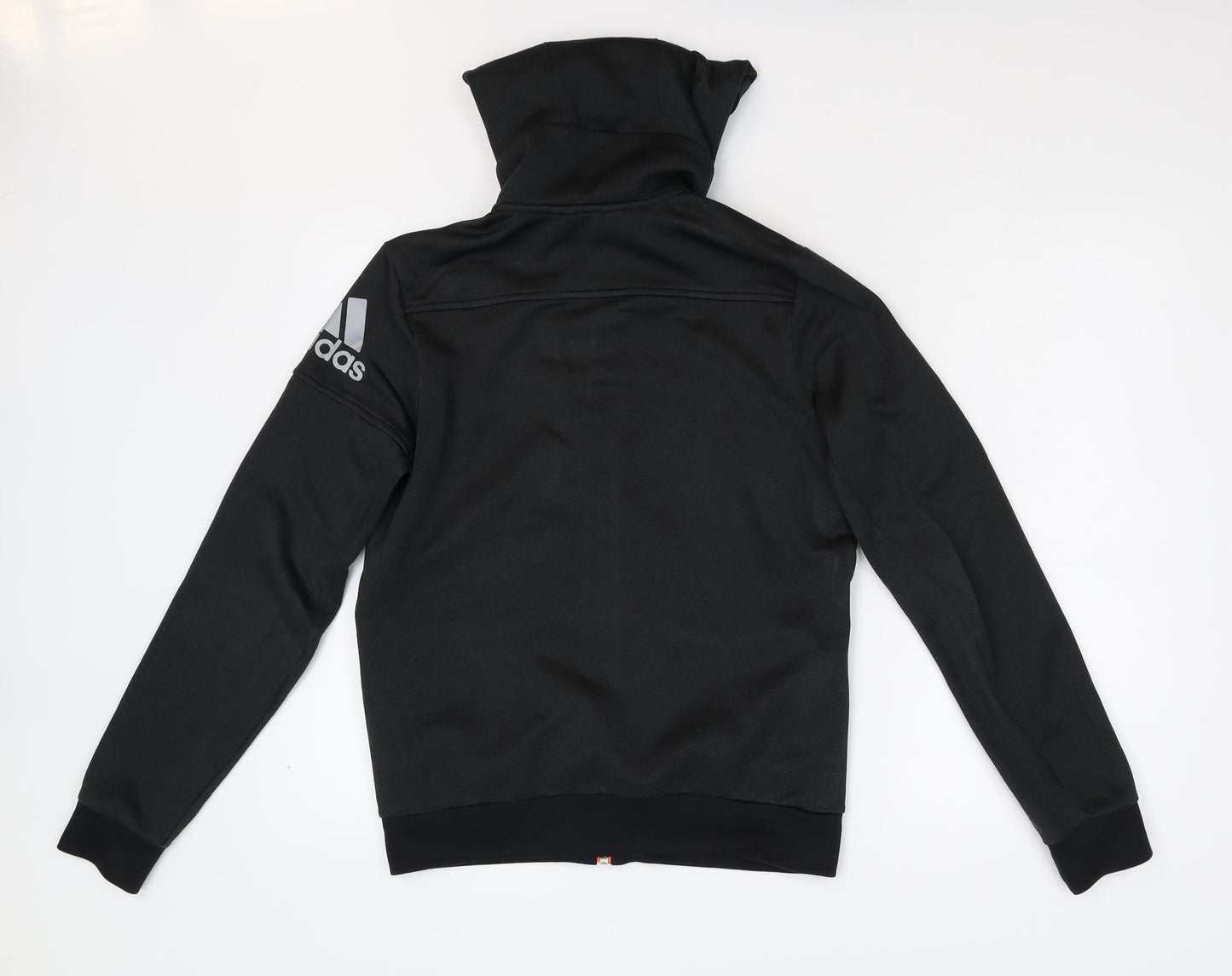 adidas Boys Black   Full Zip Hoodie Size 13-14 Years