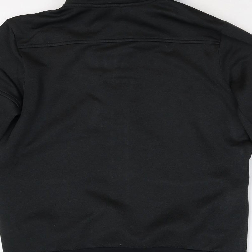 adidas Boys Black   Full Zip Hoodie Size 13-14 Years