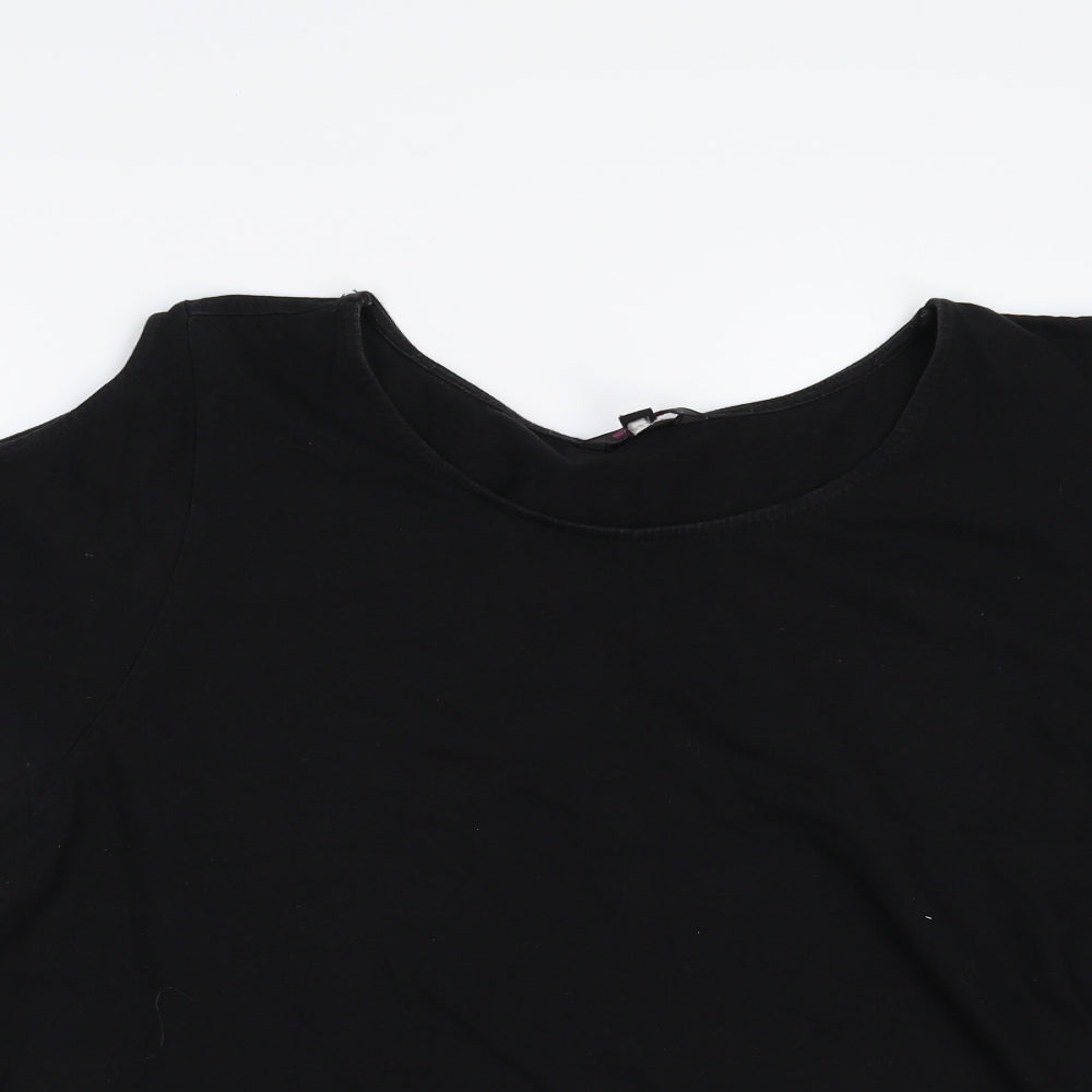 Simply Be Womens Black   Basic T-Shirt Size 22