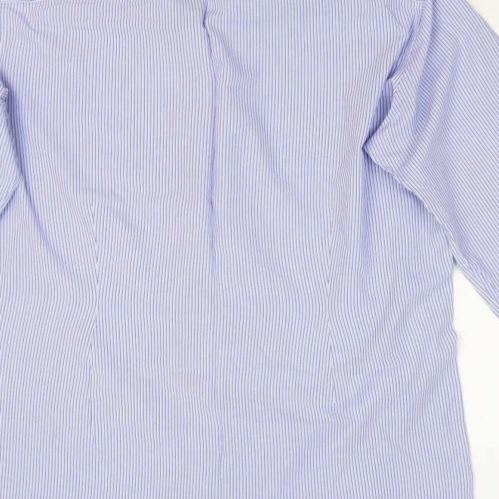 NEXT Mens Black Striped   Dress Shirt Size 42