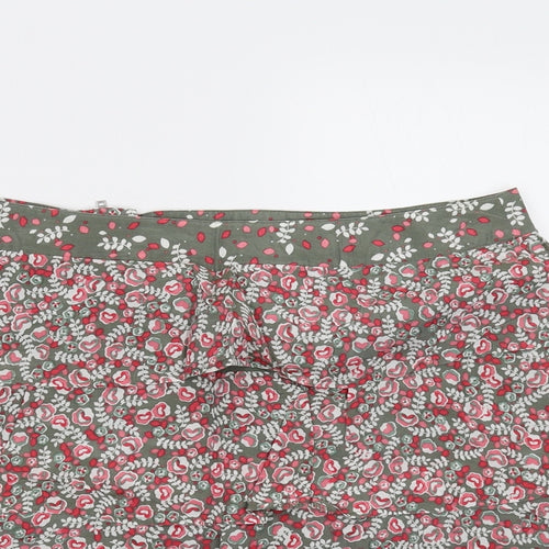 Oasis Womens Multicoloured Floral  Mini Skirt Size 12
