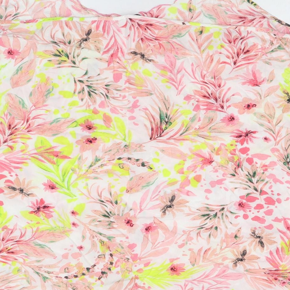 Pretty Secrets Womens Multicoloured Floral  Basic Tank Size 24