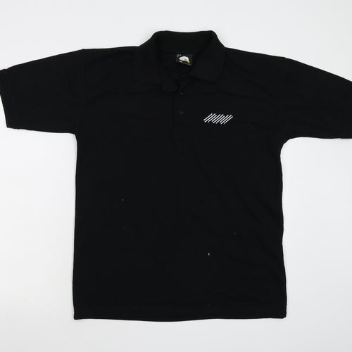 Orn Mens Black    Polo Size M