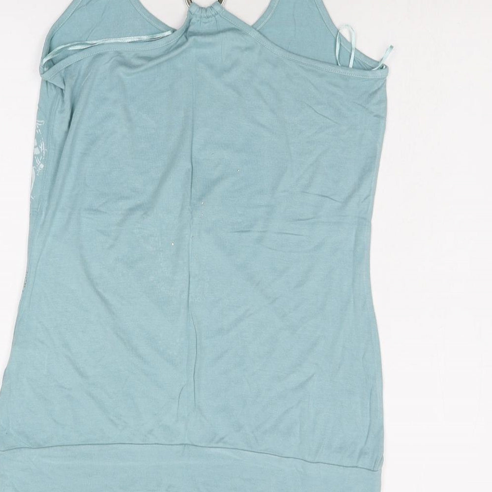 New Look Womens Green   Basic Tank Size 10