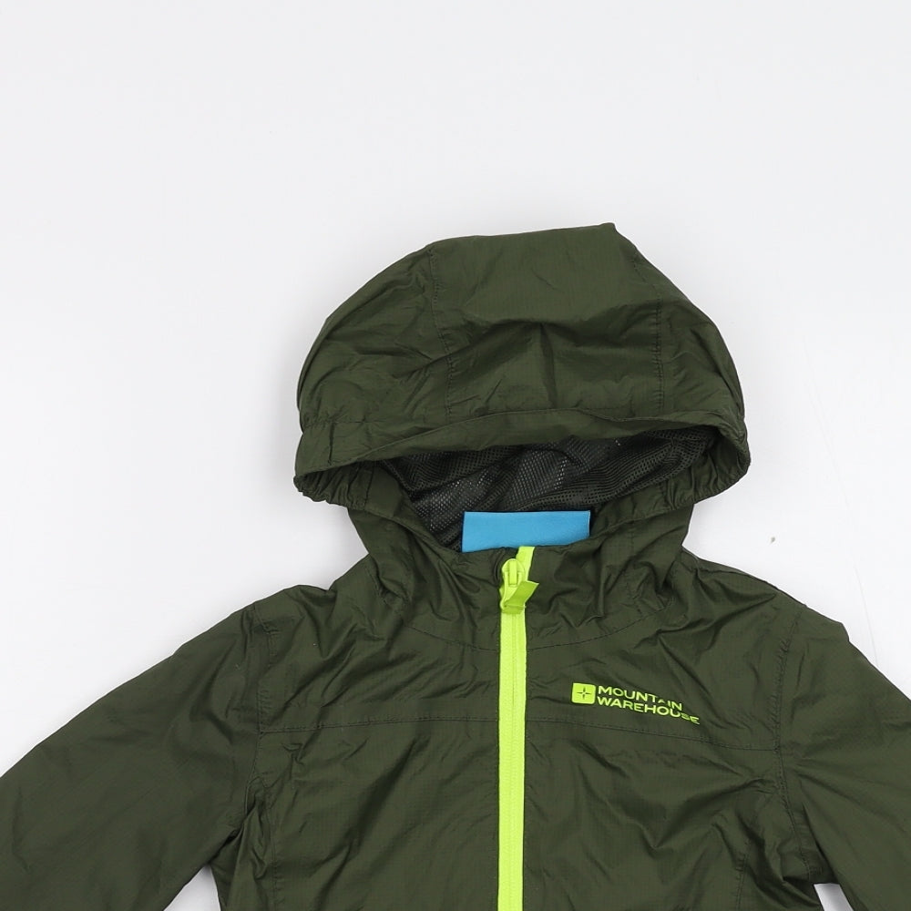 Mountain Warehouse Boys Green   Anorak Jacket Size 2-3 Years