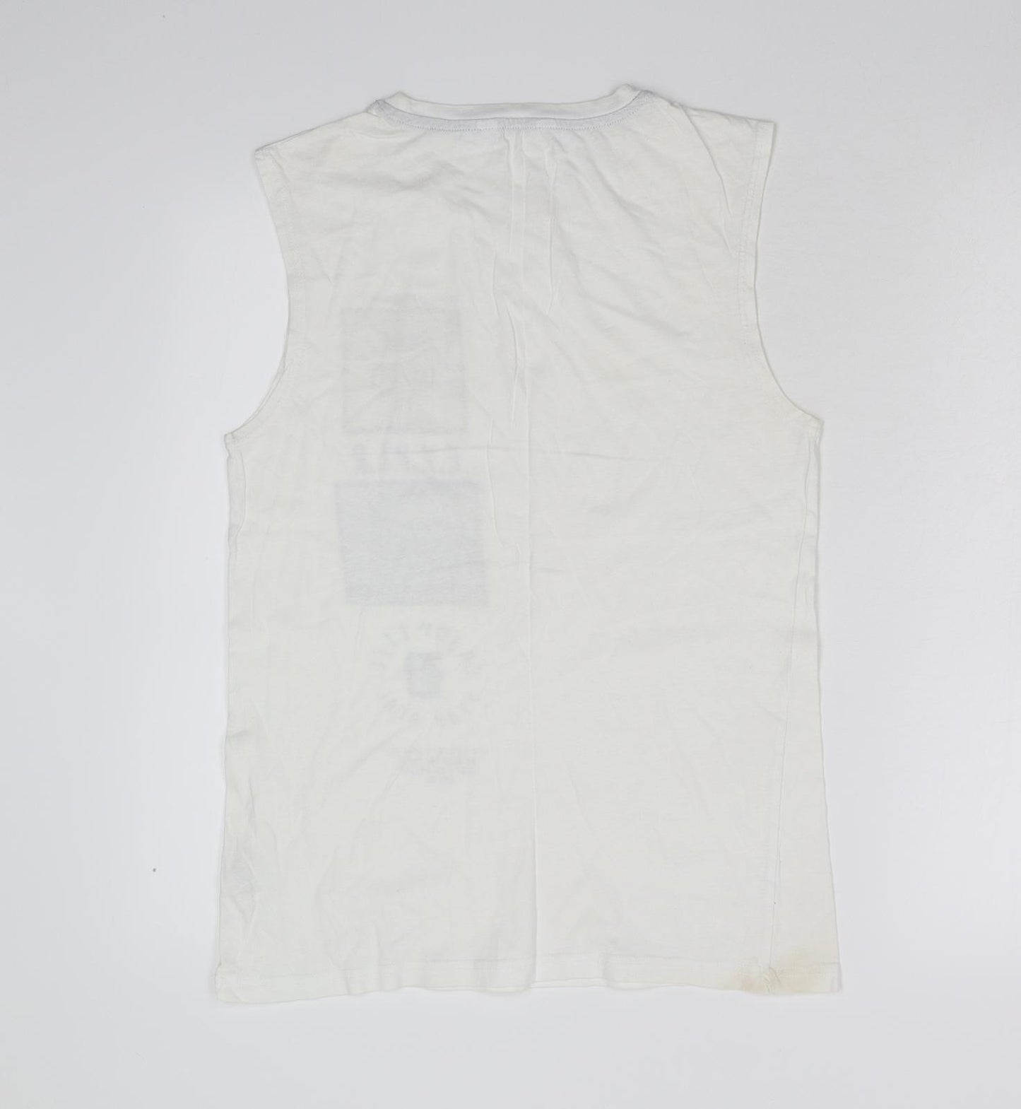 Preworn Mens Ivory    T-Shirt Size S