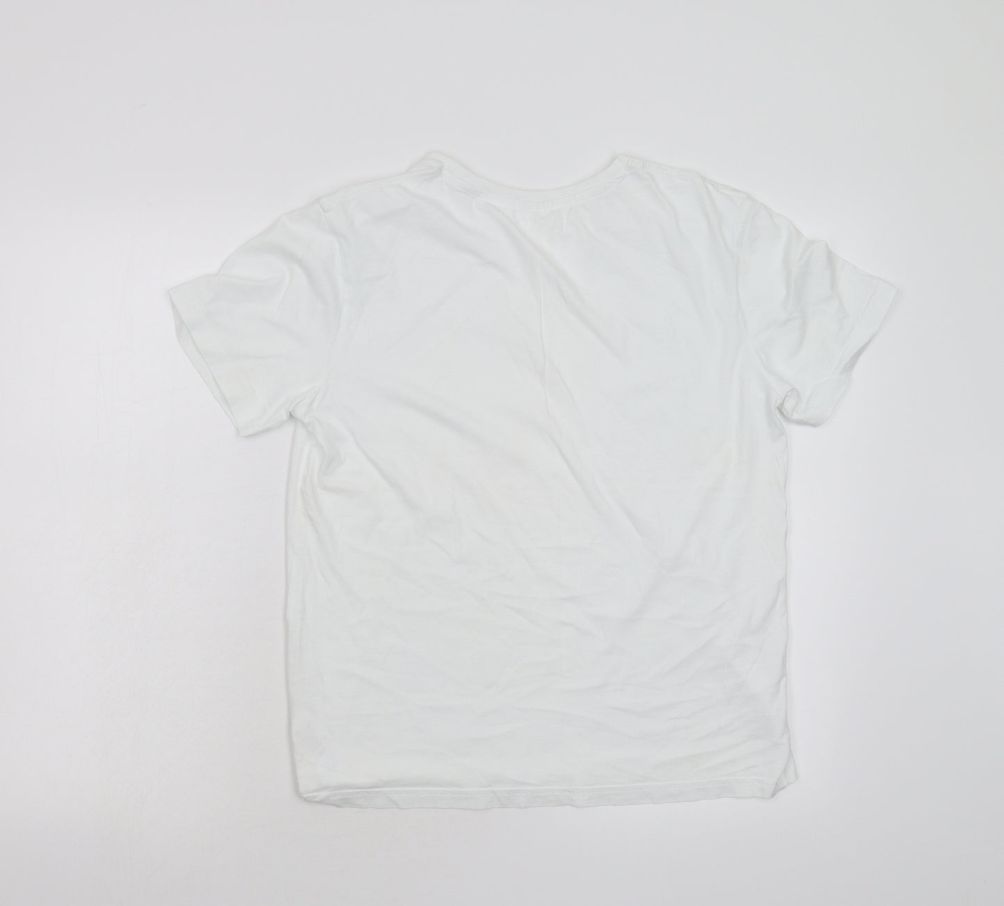 George Boys White   Basic T-Shirt Size 14-15 Years