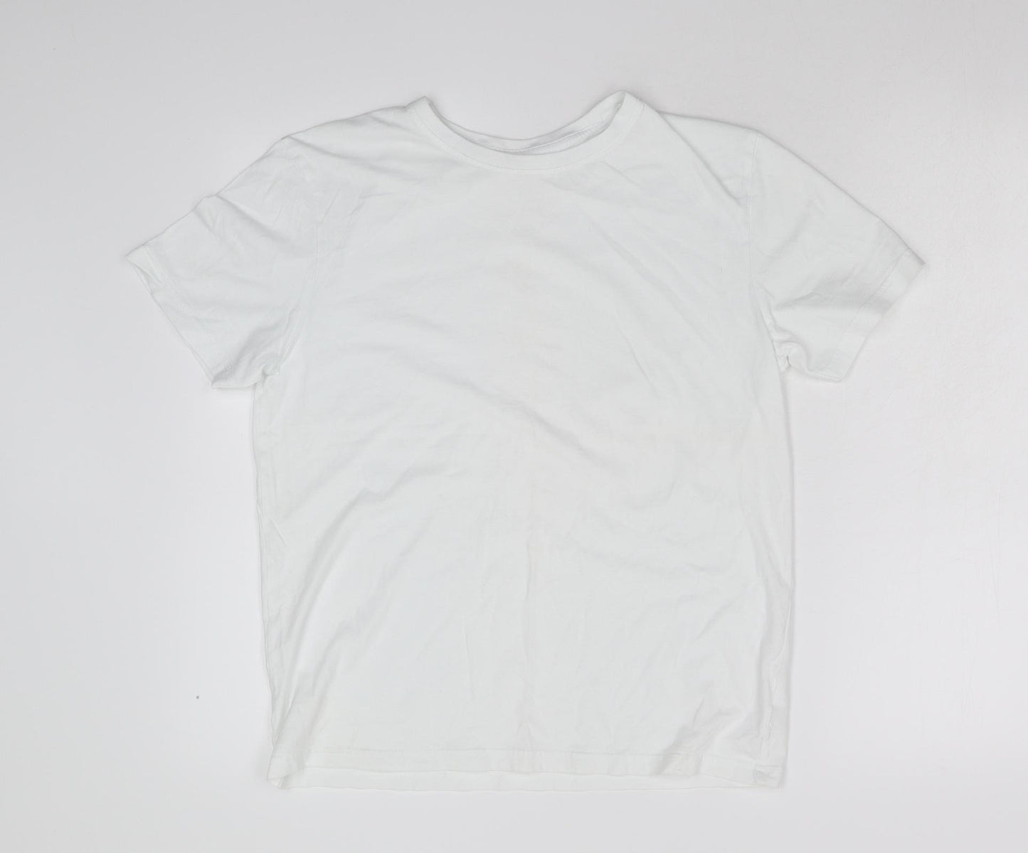 George Boys White   Basic T-Shirt Size 14-15 Years