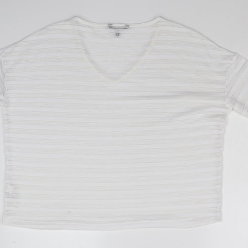 NEXT Womens White  Knit Pullover Jumper Size 12