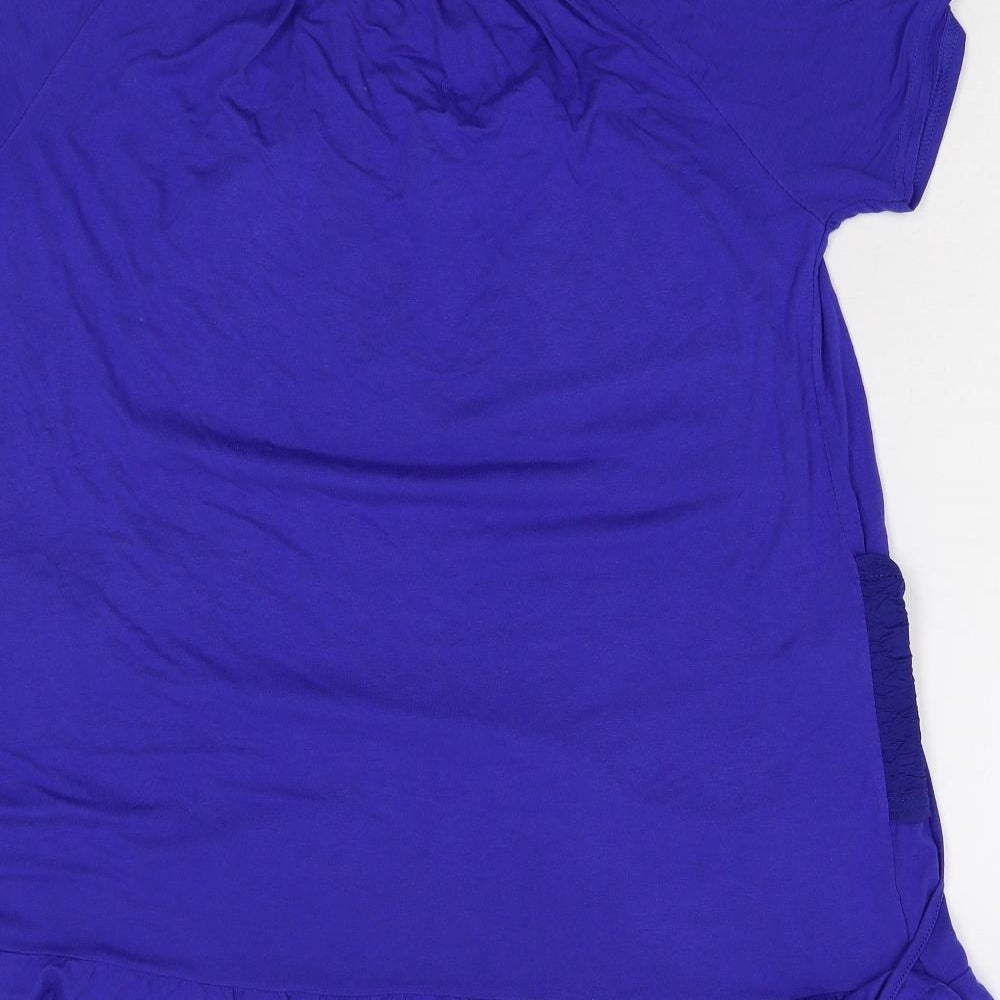 Preworn Womens Blue   Basic T-Shirt Size L