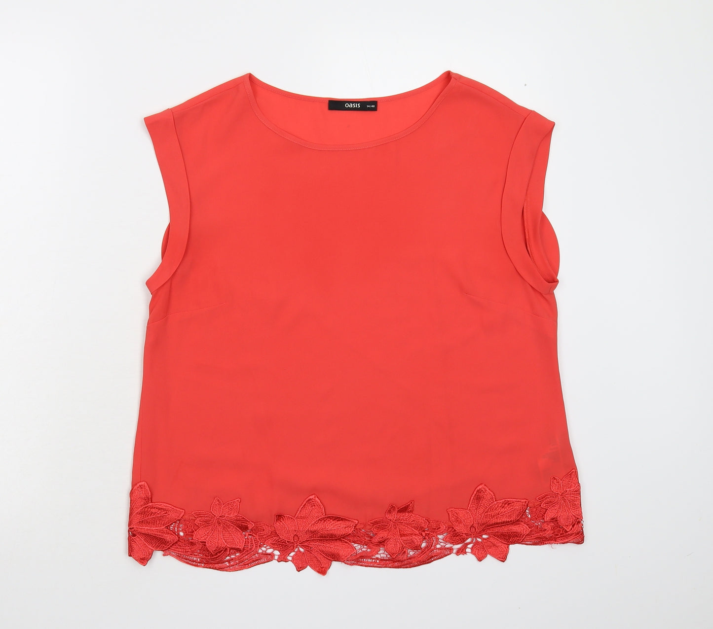 Oasis Womens Orange   Basic Tank Size 14