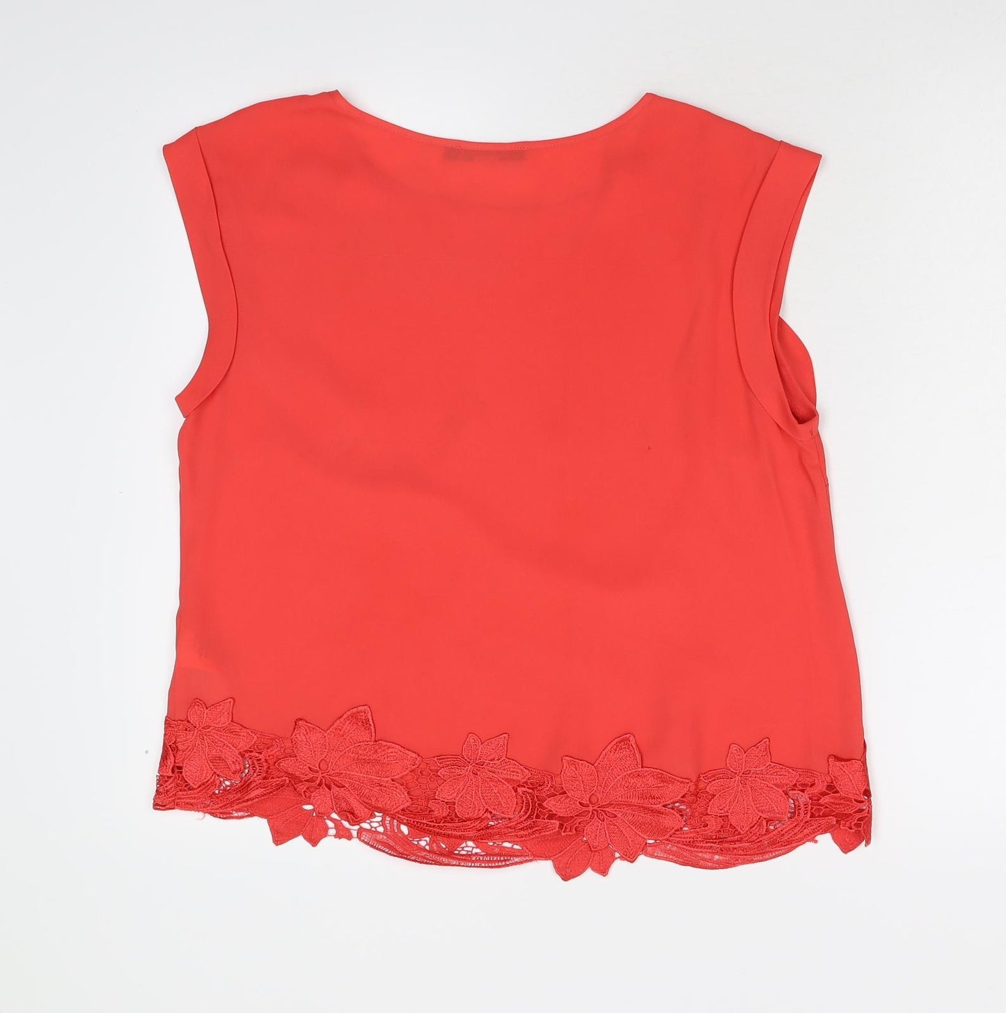 Oasis Womens Orange   Basic Tank Size 14