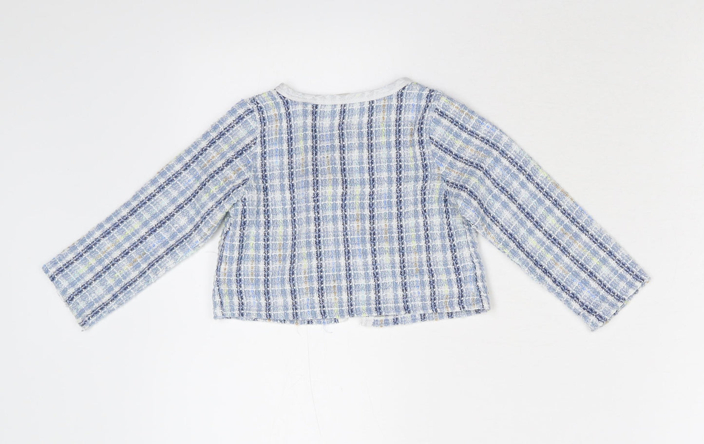 SheIn Girls Blue Check  Jacket  Size 2-3 Years