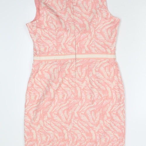 Fusion Womens Pink Geometric  Shift  Size 14