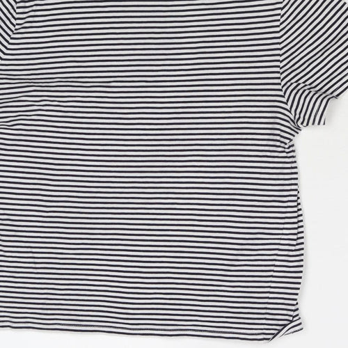 New Look Womens Multicoloured Striped  Basic Blouse Size 10