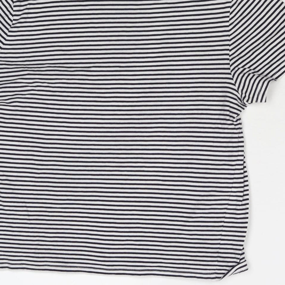 New Look Womens Multicoloured Striped  Basic Blouse Size 10