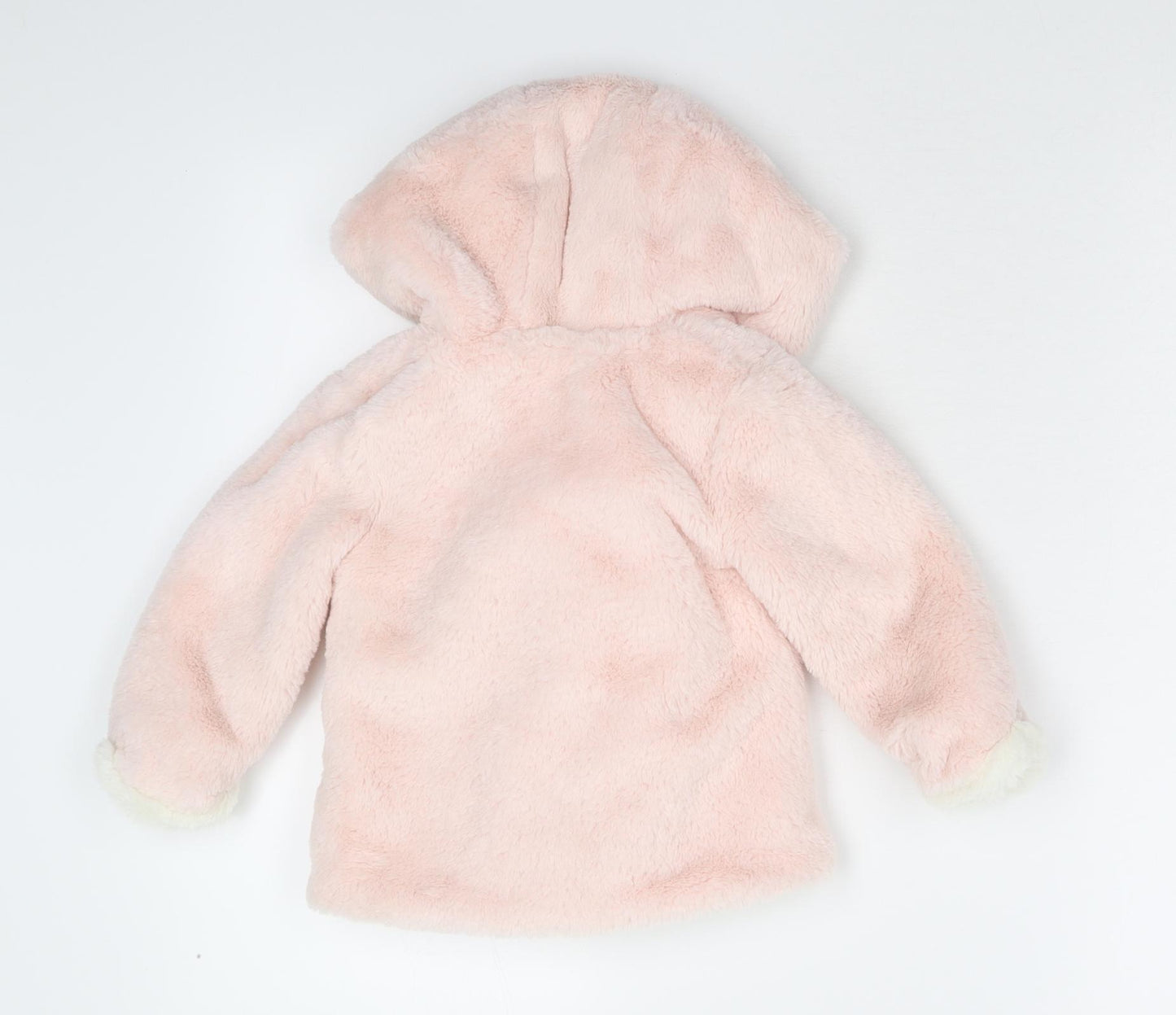 Nutmeg Girls Pink   Overcoat Coat Size 12-18 Months