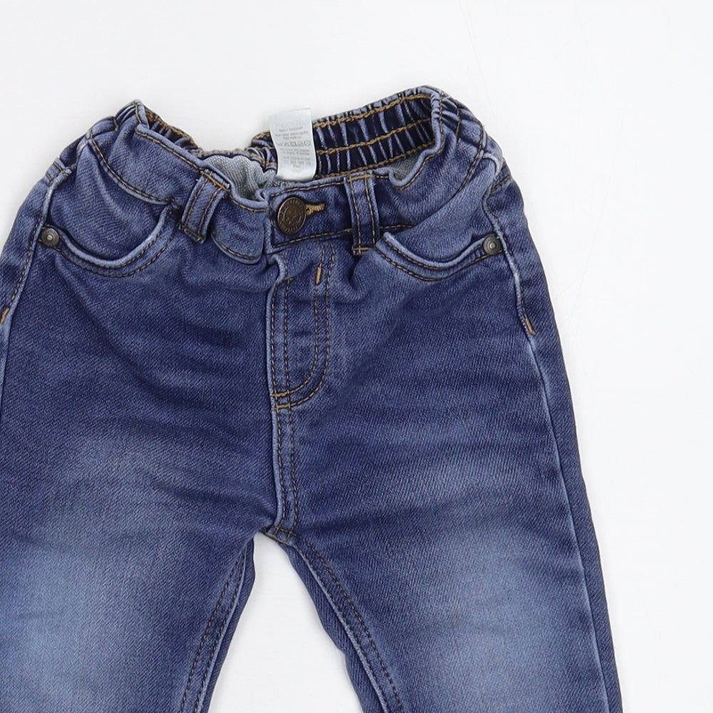 Georg Baby Blue  Damask  Jeans Size 9-12 Months