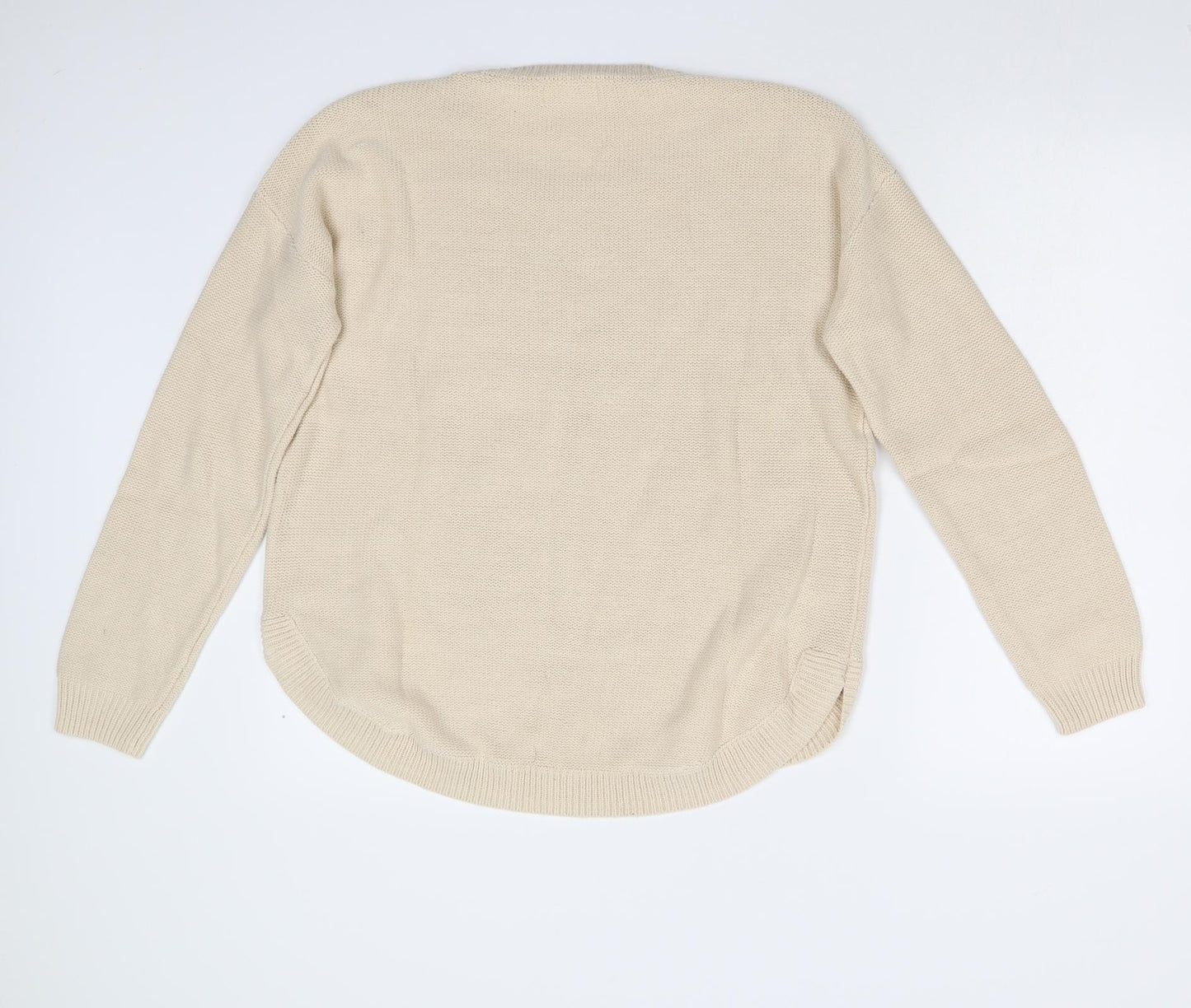 NEXT Womens Beige  Knit Pullover Jumper Size 12