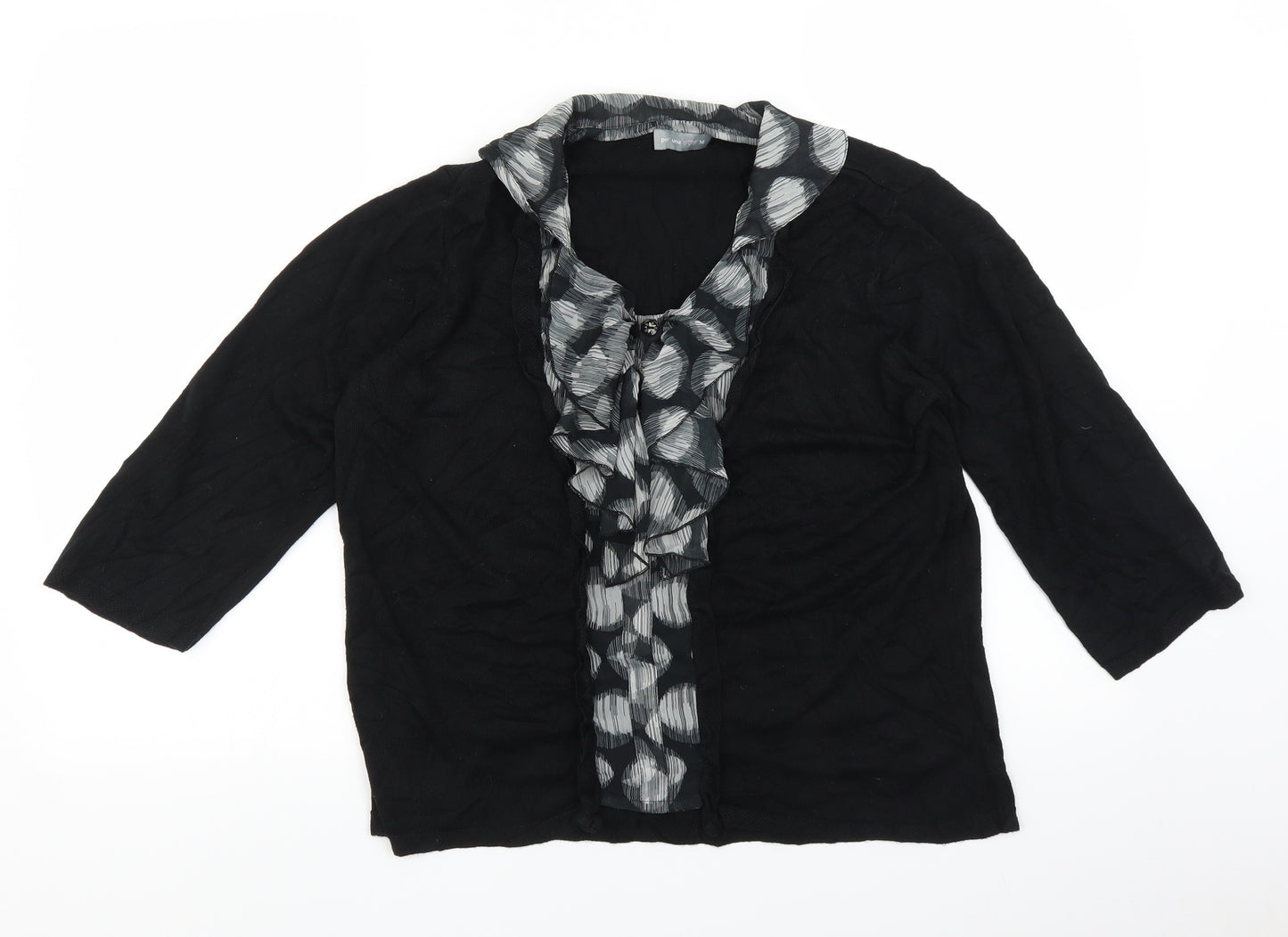 Per Una Womens Black   Basic Blouse Size 16