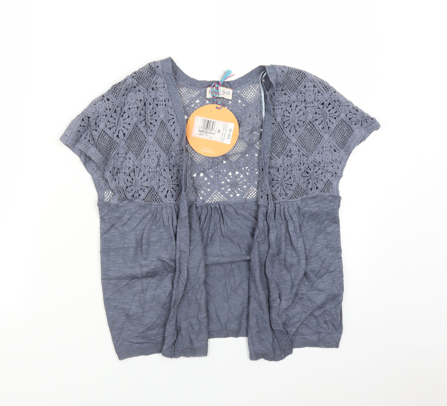 Indigo Womens Grey   Cardigan Jumper Size 10