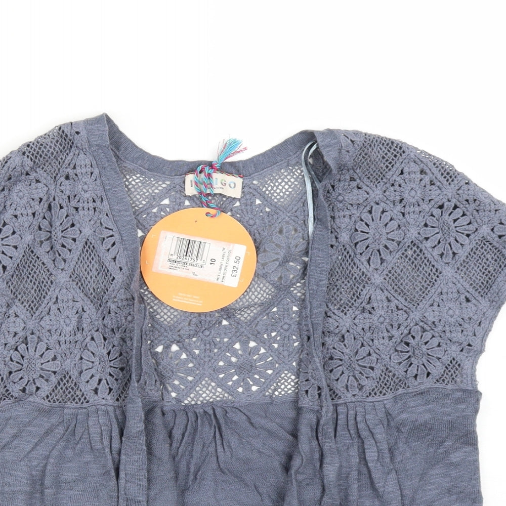 Indigo Womens Grey   Cardigan Jumper Size 10