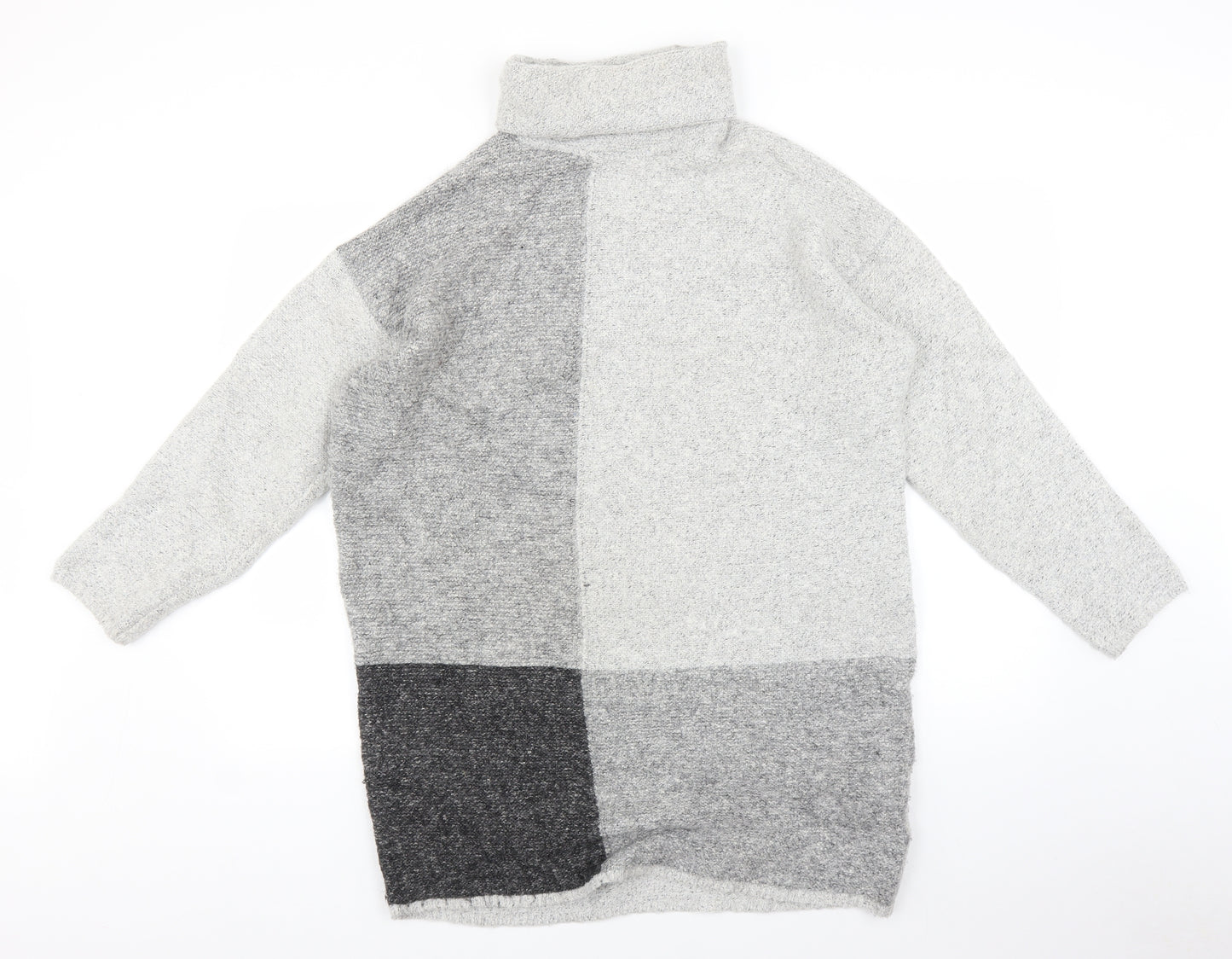 Primark Womens Grey  Knit Jumper Dress  Size S  - oversized