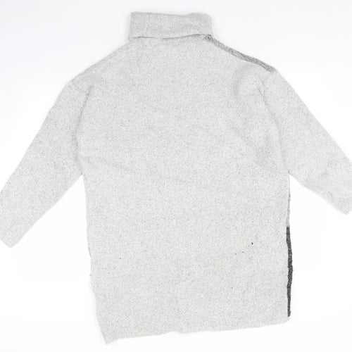 Primark Womens Grey  Knit Jumper Dress  Size S  - oversized