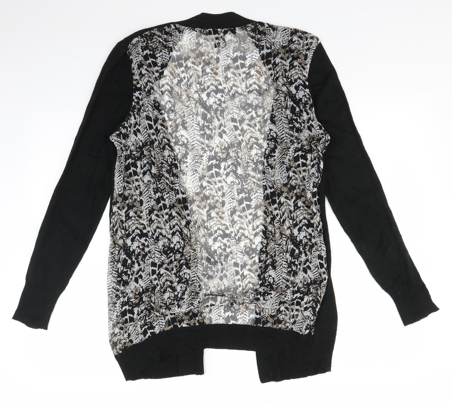 89th & Madison Womens Black   Cardigan Jumper Size M