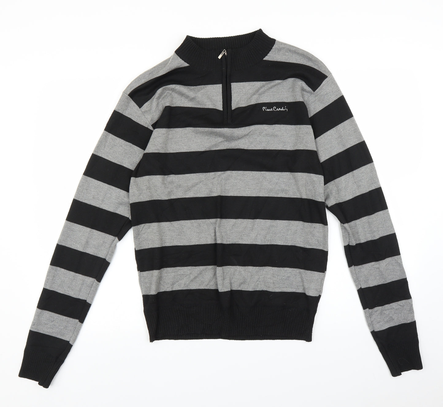Pierre Cardin Mens Grey   Full Zip Sweatshirt Size L
