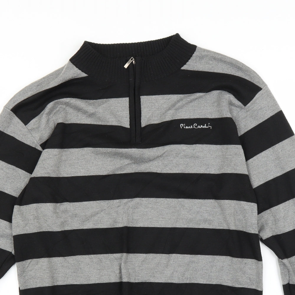 Pierre Cardin Mens Grey   Full Zip Sweatshirt Size L