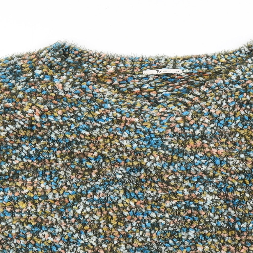 TU Womens Green   Pullover Jumper Size 24