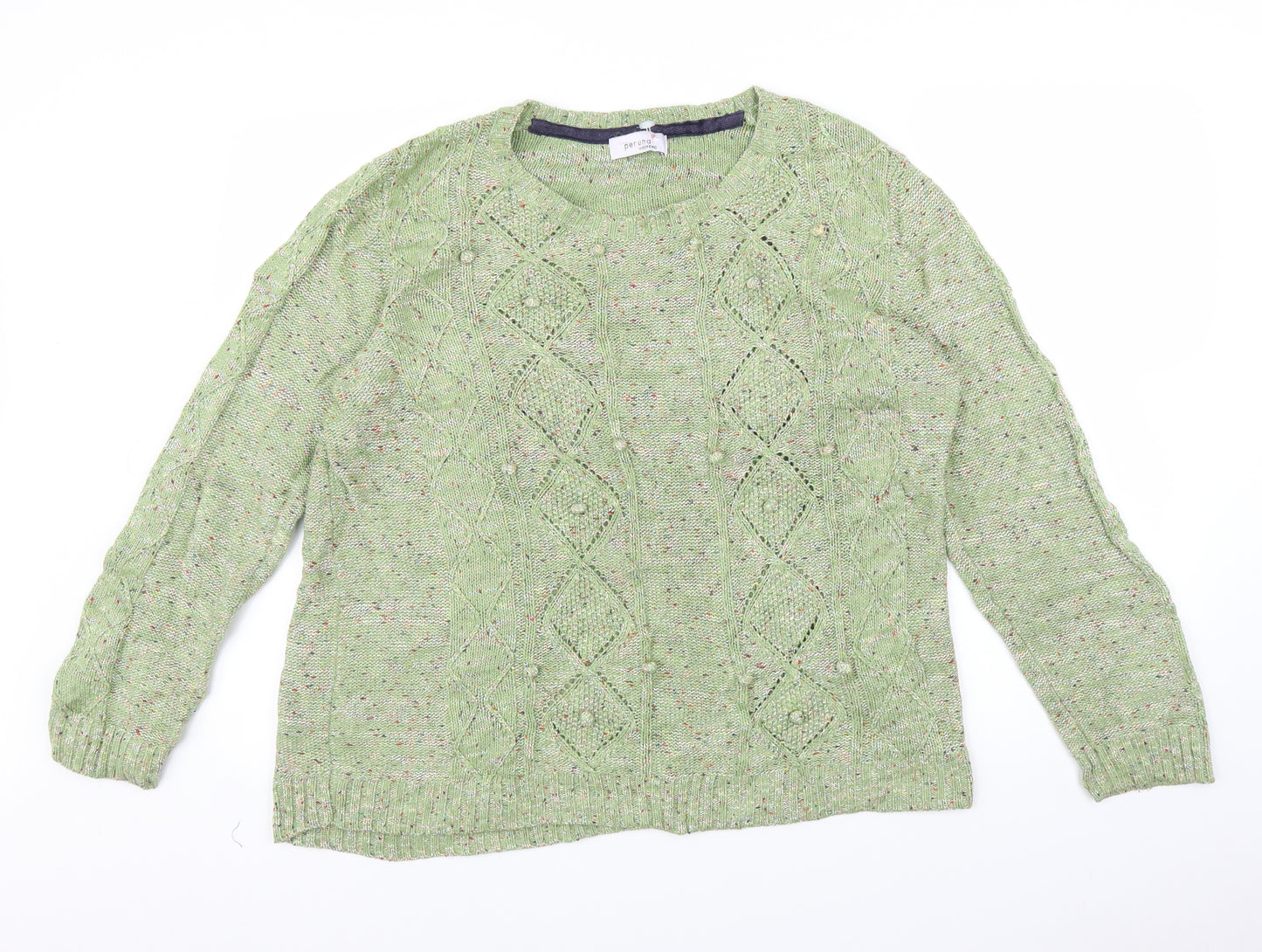 Marks and Spencer Womens Green   Pullover Jumper Size 18