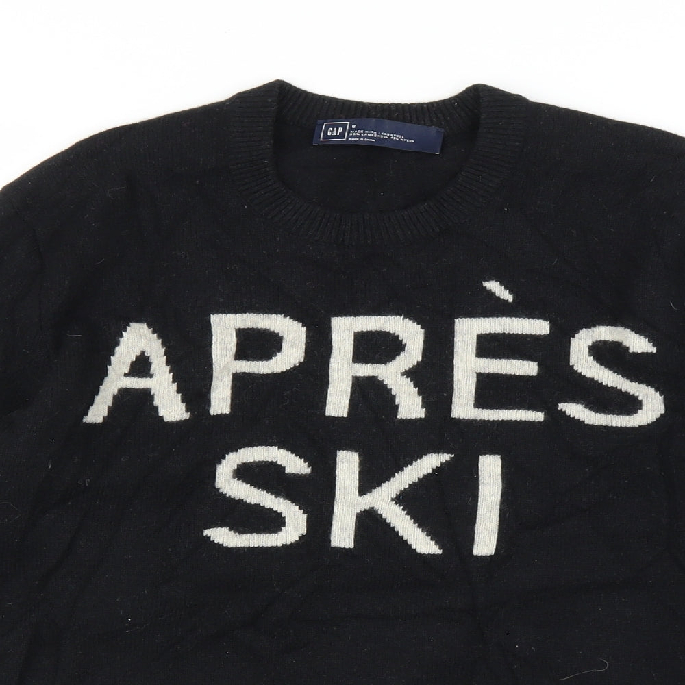 Gap Womens Black   Pullover Jumper Size S