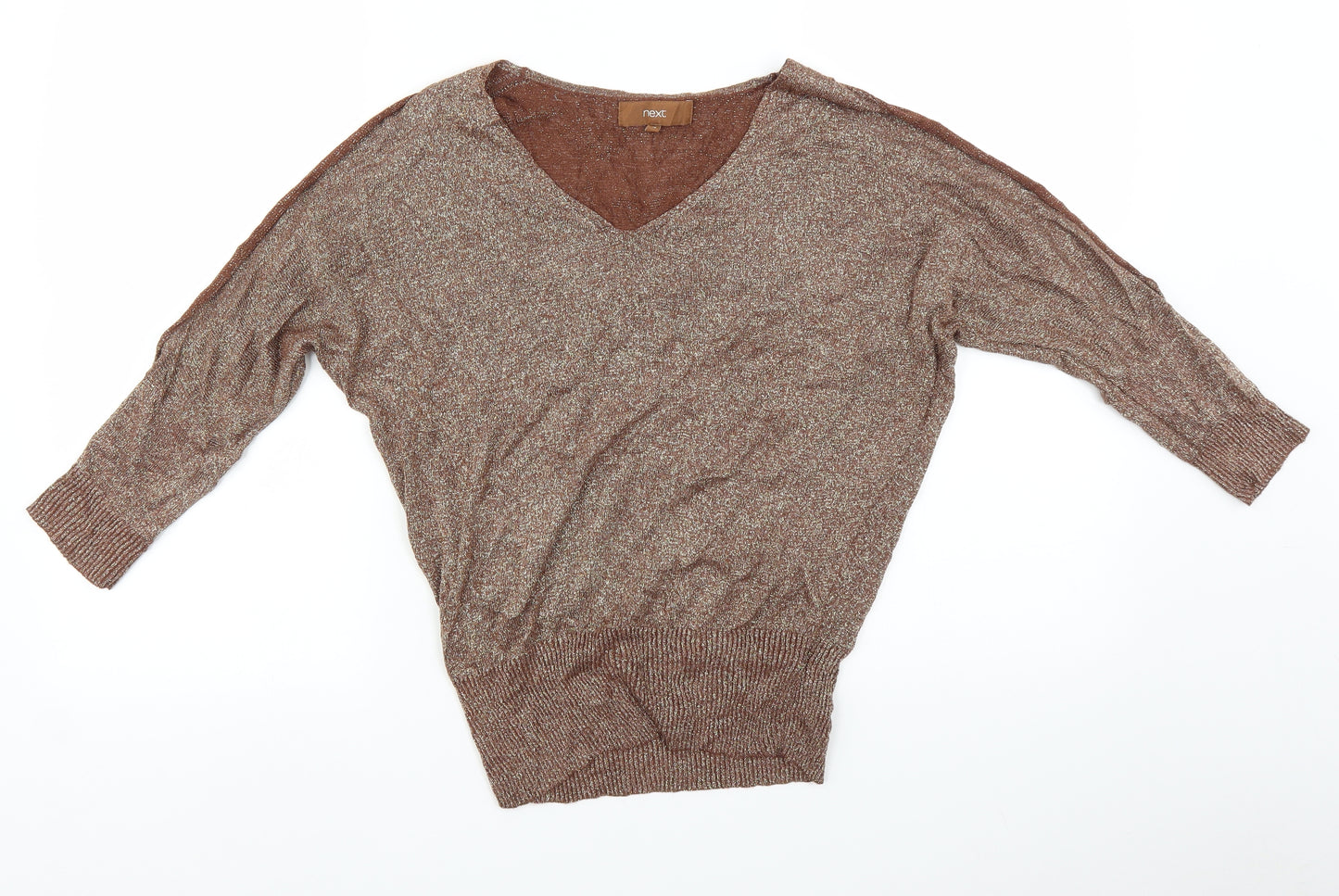 NEXT Womens Brown   Basic Blouse Size 10