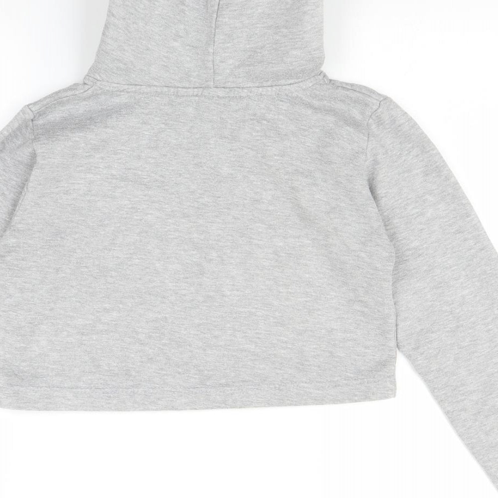 G8One Womens Grey   Pullover Hoodie Size 8  - cropped