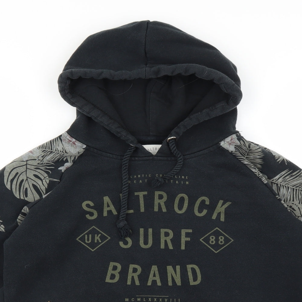 Saltrock Womens Black   Pullover Hoodie Size 12