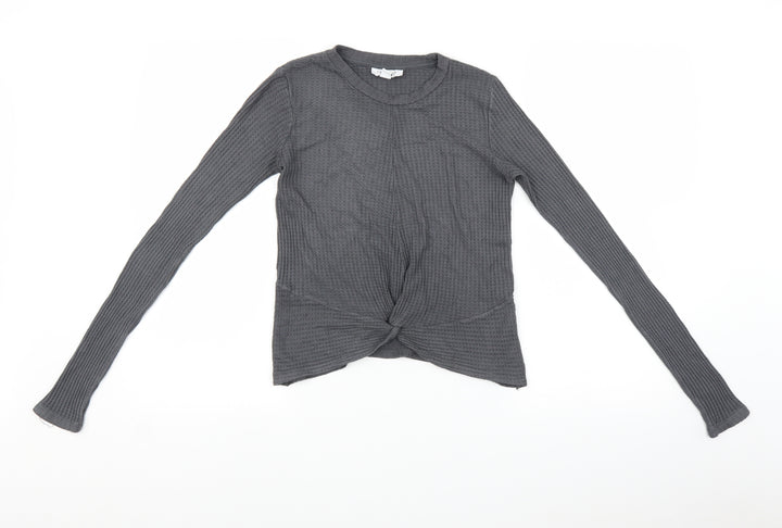 Topshop Womens Grey Pullover Jumper Size 6