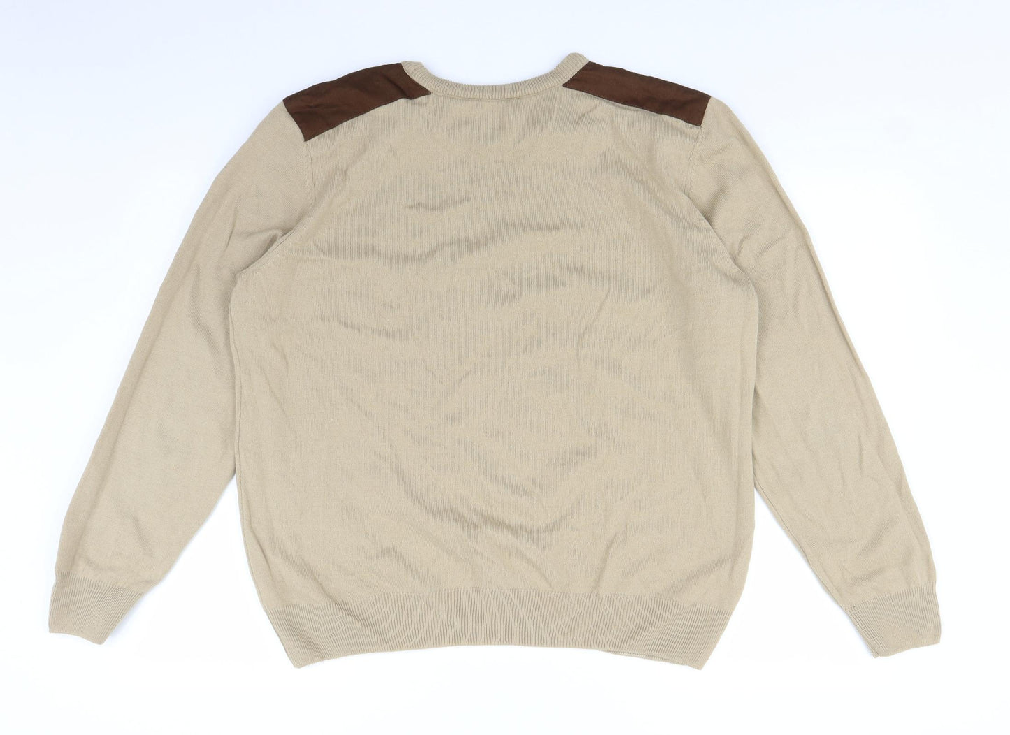George Mens Brown   Pullover Jumper Size L