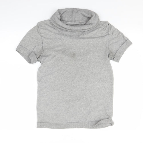 New Look Womens Grey   Basic T-Shirt Size S