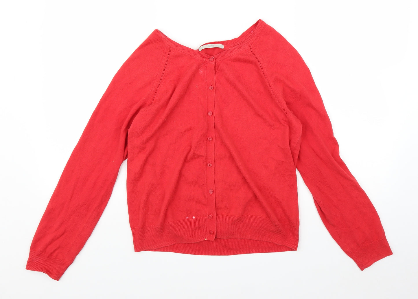 George Womens Red   Cardigan Jumper Size 14