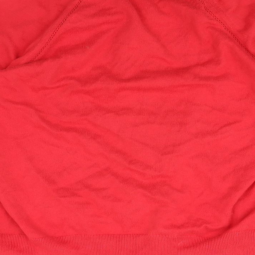 George Womens Red   Cardigan Jumper Size 14