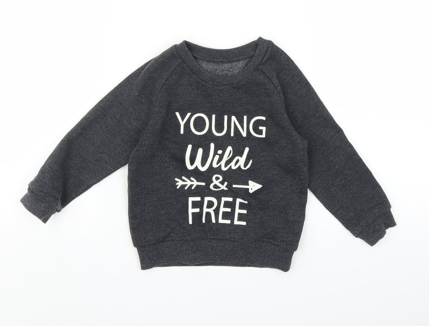 Matalan Boys Grey   Pullover Jumper Size 2-3 Years