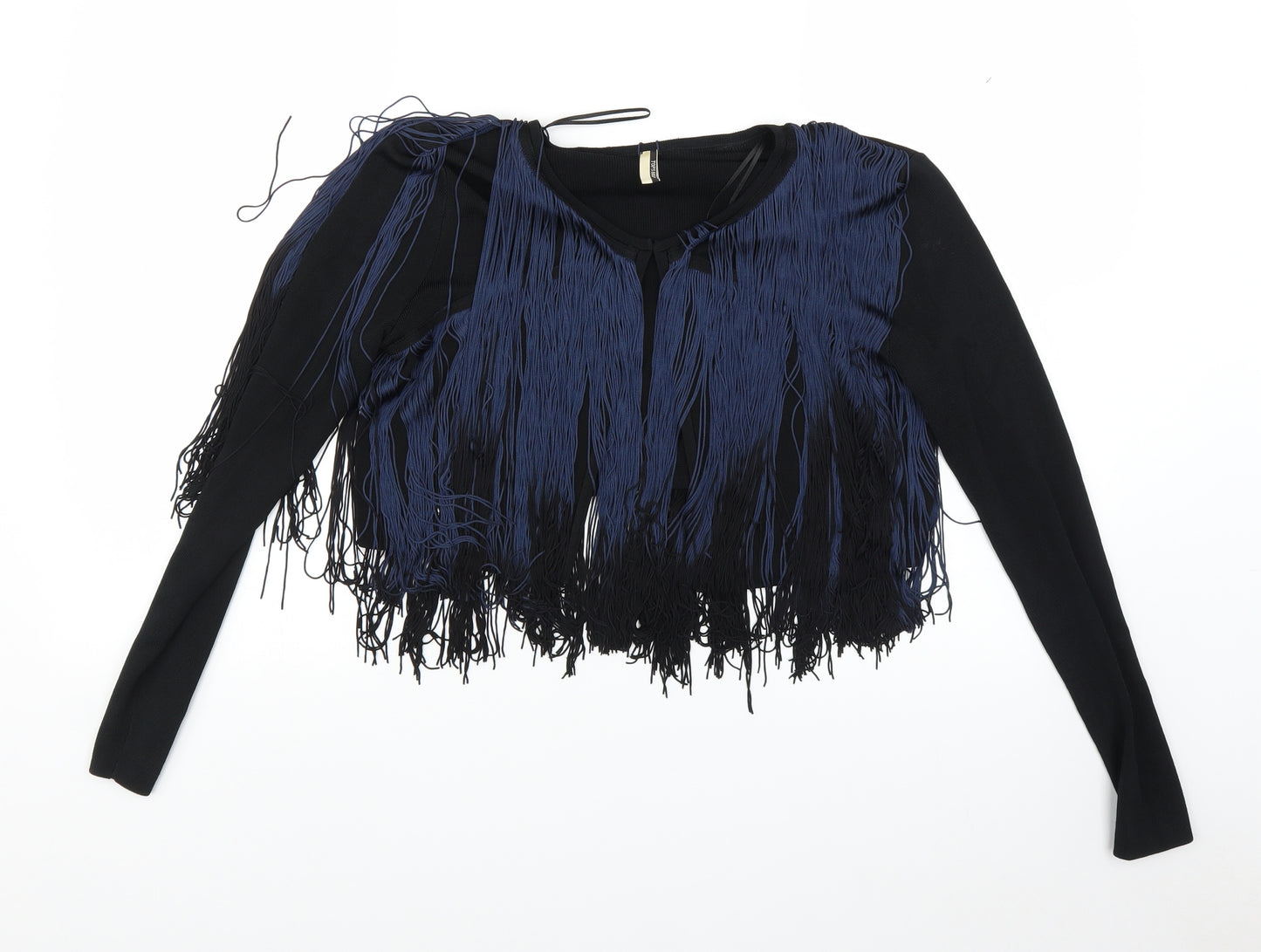 Topshop Womens Black   Shrug Jumper Size M