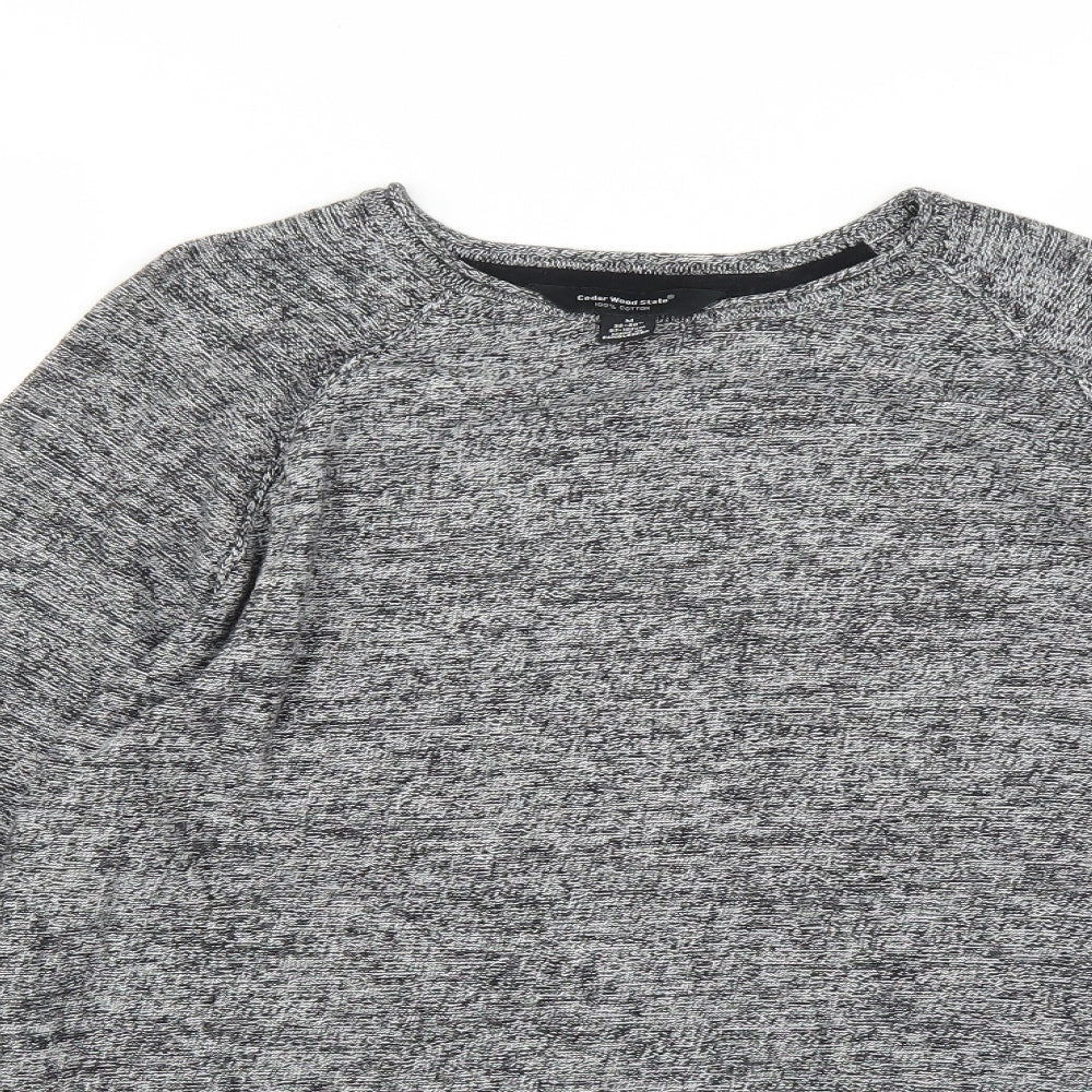 Cedar Wood State Mens Grey   Pullover Jumper Size M