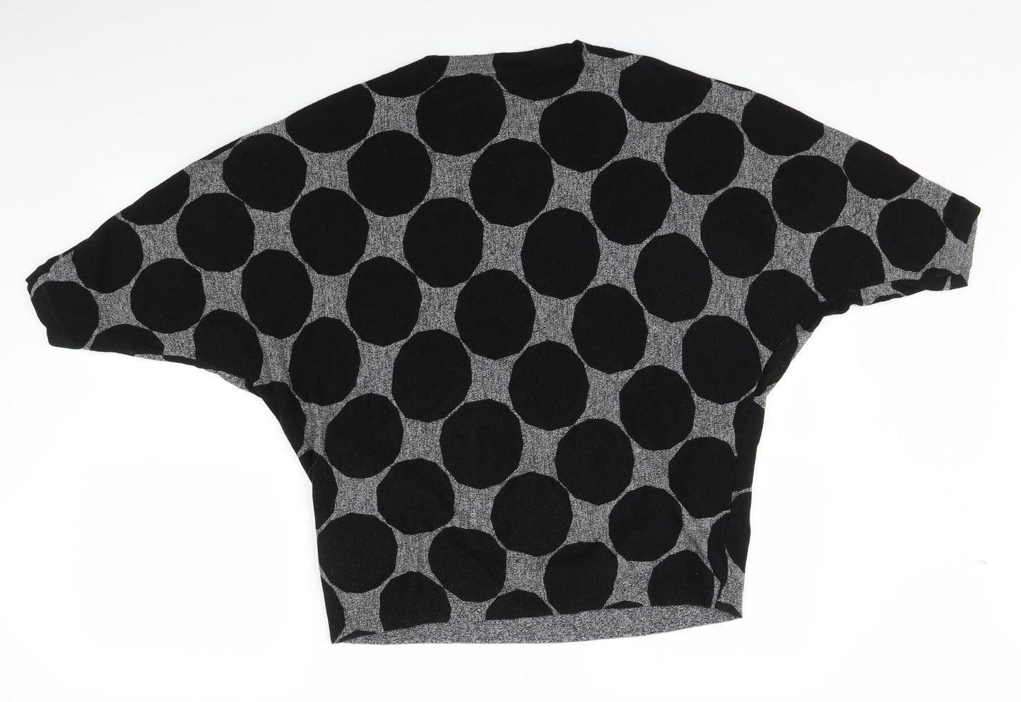 Phase Eight Womens Grey Polka Dot  Pullover Jumper Size M